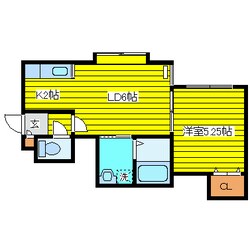 環状通東駅 徒歩4分 2階の物件間取画像